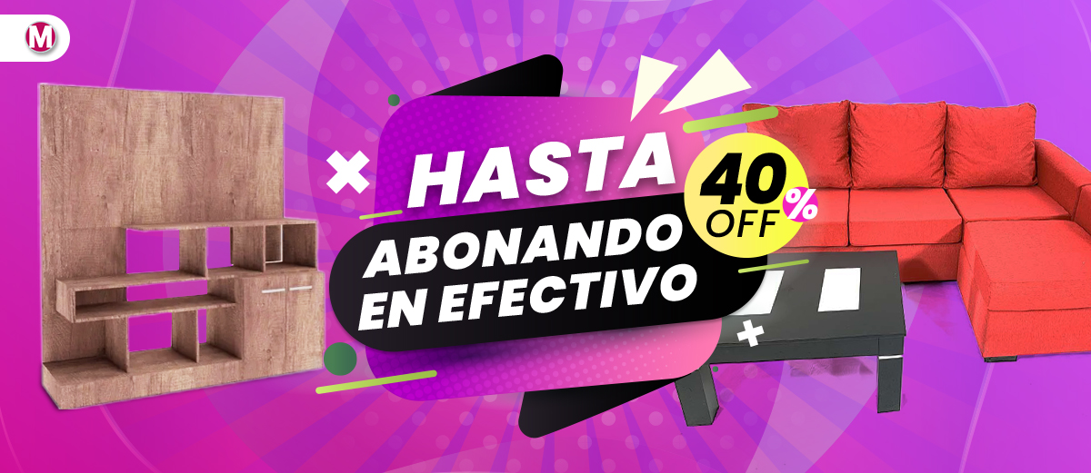 HASTA 40 PORCIENTO OFF EN EFECTIVO MODELO 2